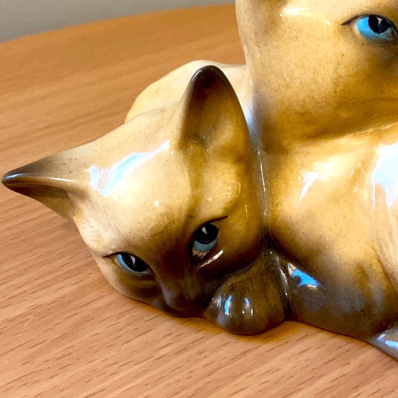 Vintage Beswick Siamese Kittens cat figurine (Model 1296) Made in England - Picture 2 of 10